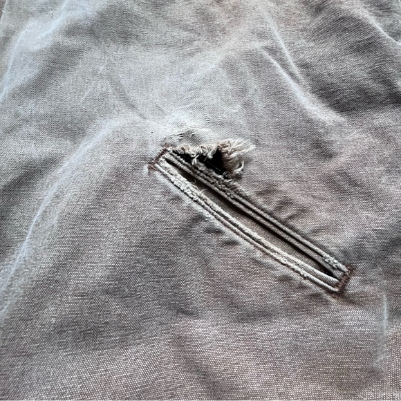 Carhartt J141 211 Men's 3X tall Sherpa Lined Canvas Duck Jacket distressed - Picture 5 of 16